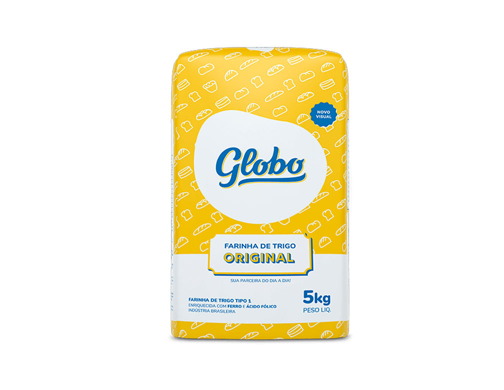 FARINHA DE TRIGO TIPO 1 GLOBO 5 KG (FDO 25 KG)